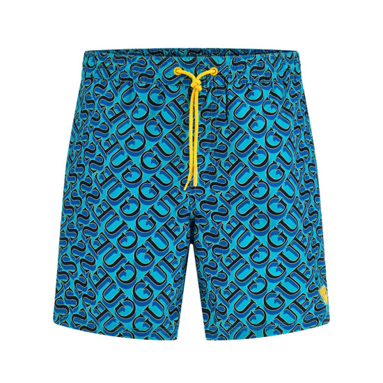 Guess Ανδρικό μαγιό Swimtrunk Medium Logo AOP